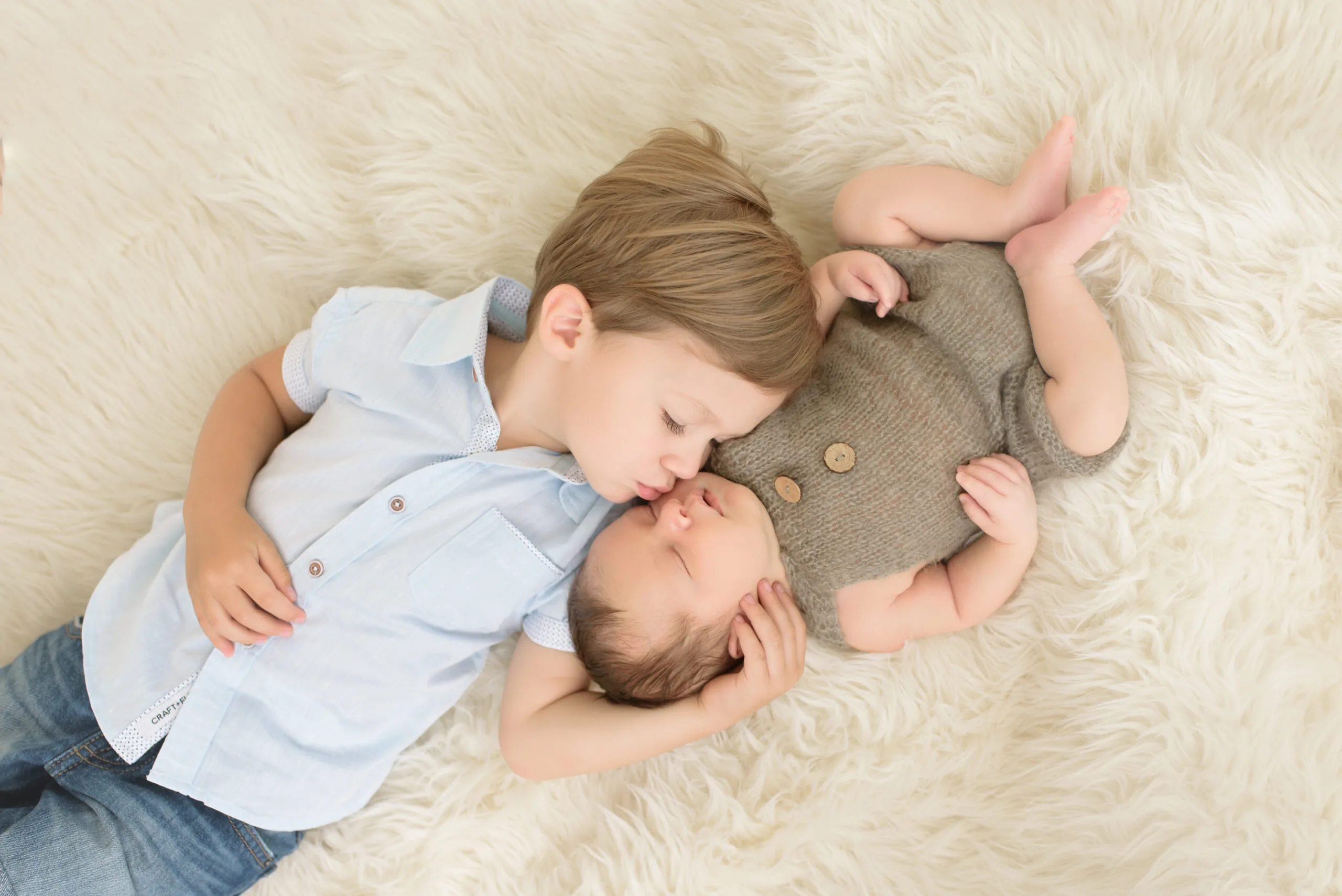 Albuquerque Newborn Photography Brother Sister1