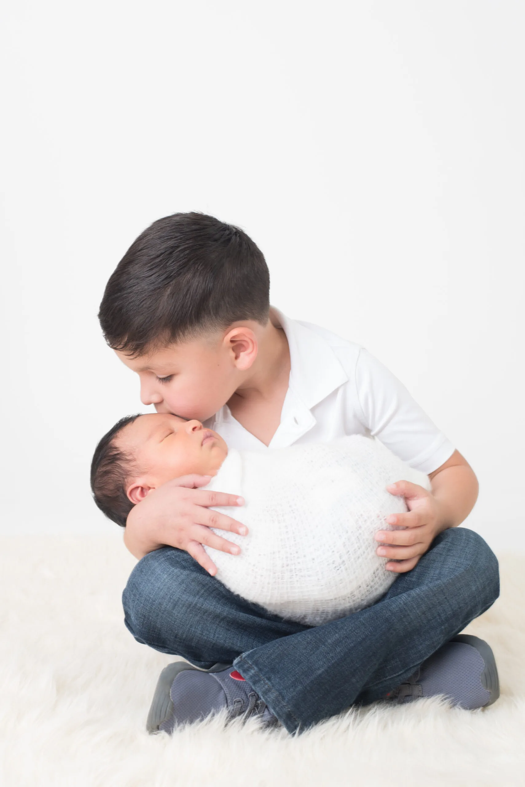 Albuquerque Newborn Photography Brother Sister11