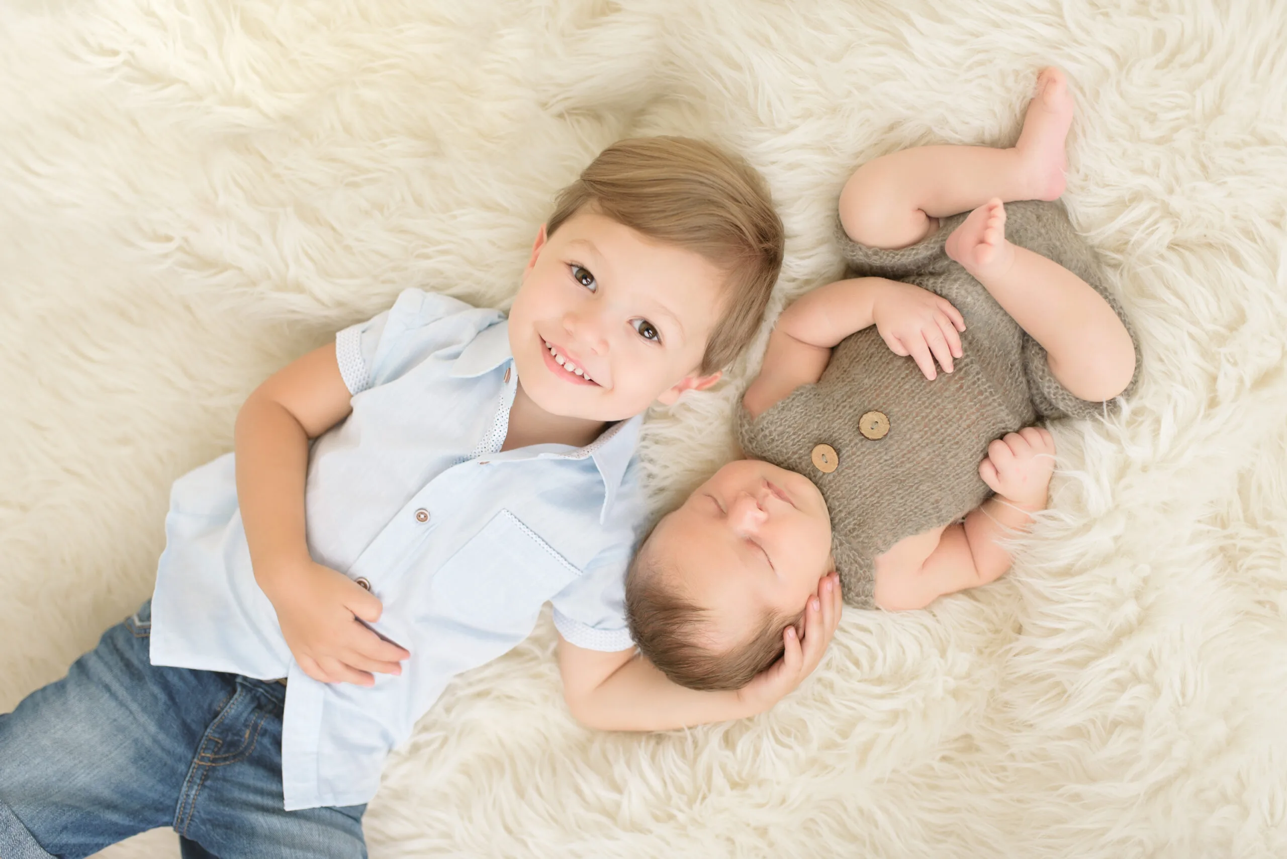 Albuquerque Newborn Photography Brother Sister2